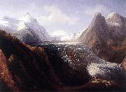 Thomas Ender The Grossglockner with the Pasterze Glacier France oil painting artist